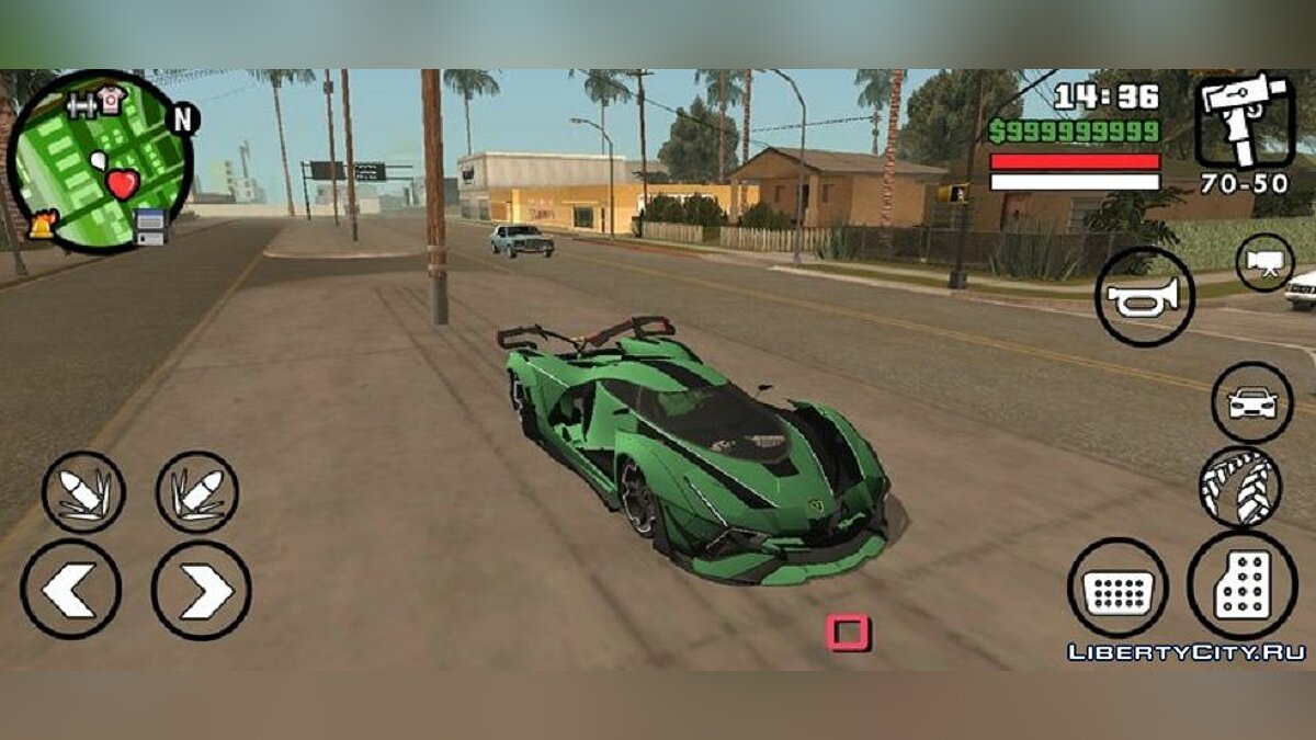 Скачать Lamborghini Vision V12 GT Prototype Model (только DFF) для GTA San  Andreas (iOS, Android)