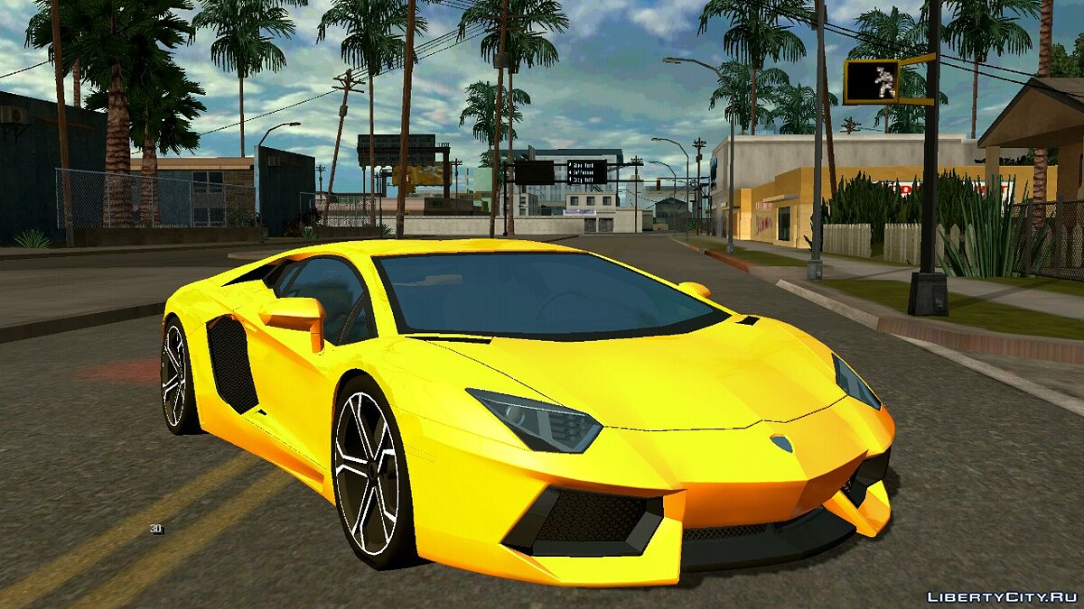 Скачать Lamborghini Aventador (только DFF) для GTA San Andreas (iOS,  Android)