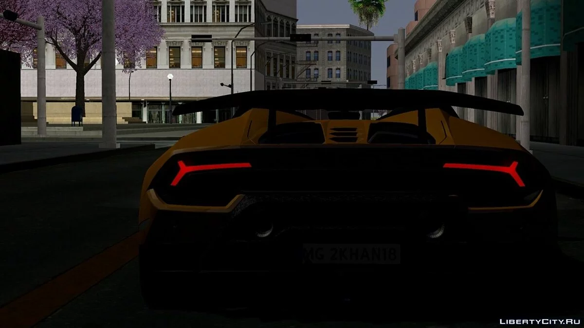 Lamborghini Huracan Perfromante Spyder 2019 / GTA San Andreas (iOS, Android)
