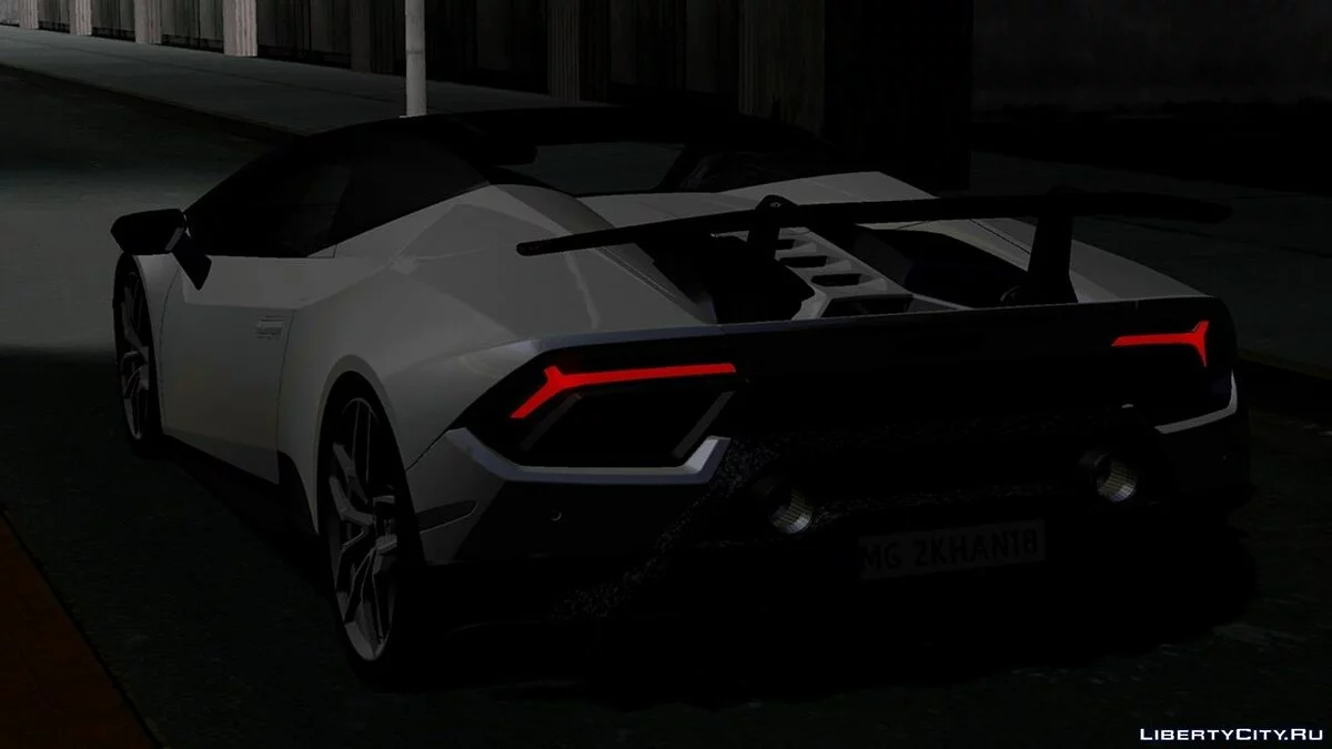 Lamborghini Huracan Perfromante Spyder 2019 / GTA San Andreas (iOS, Android)