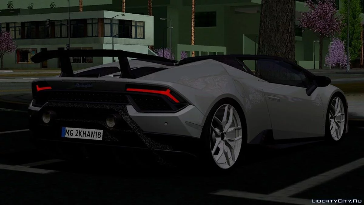 Lamborghini Huracan Perfromante Spyder 2019 / GTA San Andreas (iOS, Android)