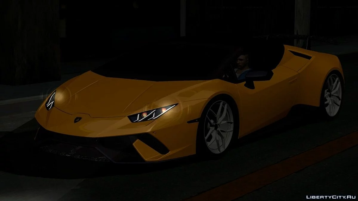 Lamborghini Huracan Perfromante Spyder 2019 / GTA San Andreas (iOS, Android)
