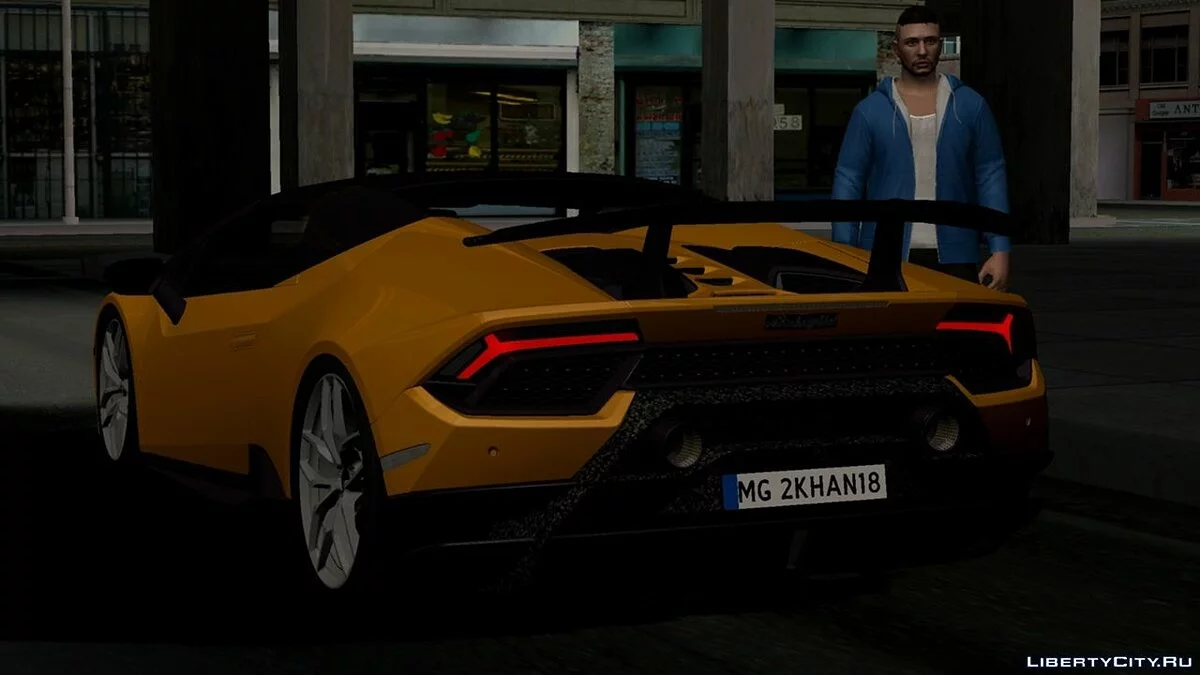 Lamborghini Huracan Perfromante Spyder 2019 / GTA San Andreas (iOS, Android)