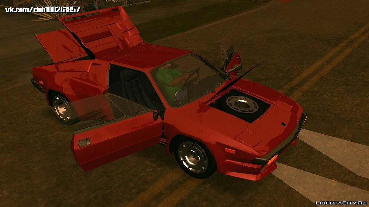 Lamborghini Jalpa 35 1986 (только DFF) / GTA San Andreas (iOS, Android)