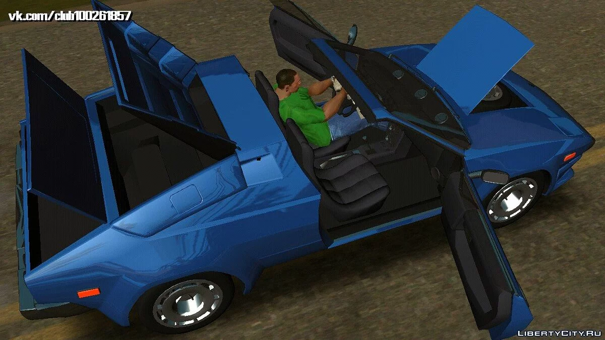 Lamborghini Jalpa 35 1986 (только DFF) / GTA San Andreas (iOS, Android)