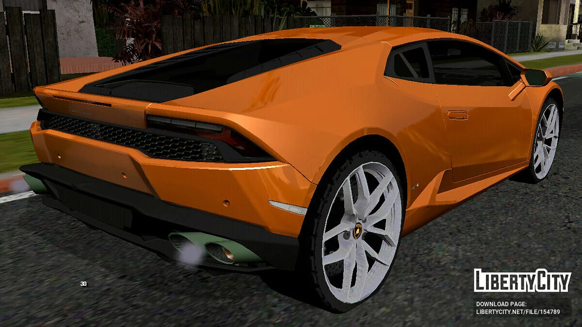 Lamborghini Huracan LP610-4 / GTA San Andreas (iOS, Android)