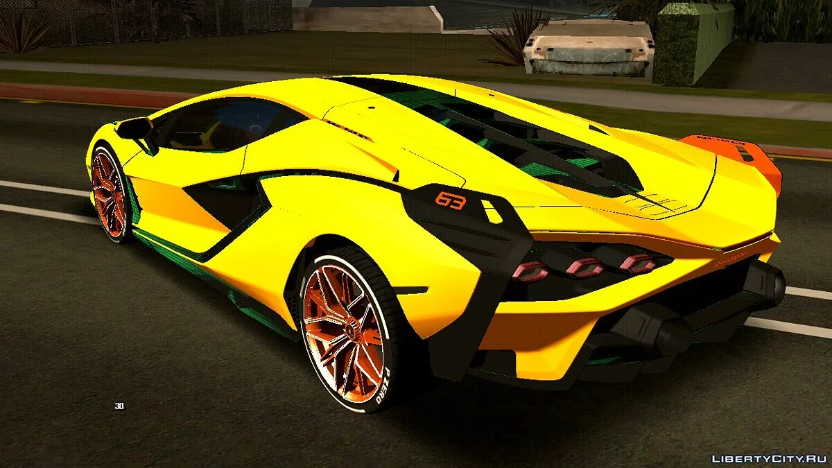 Lamborghini Sian 2020 / GTA San Andreas (iOS, Android)