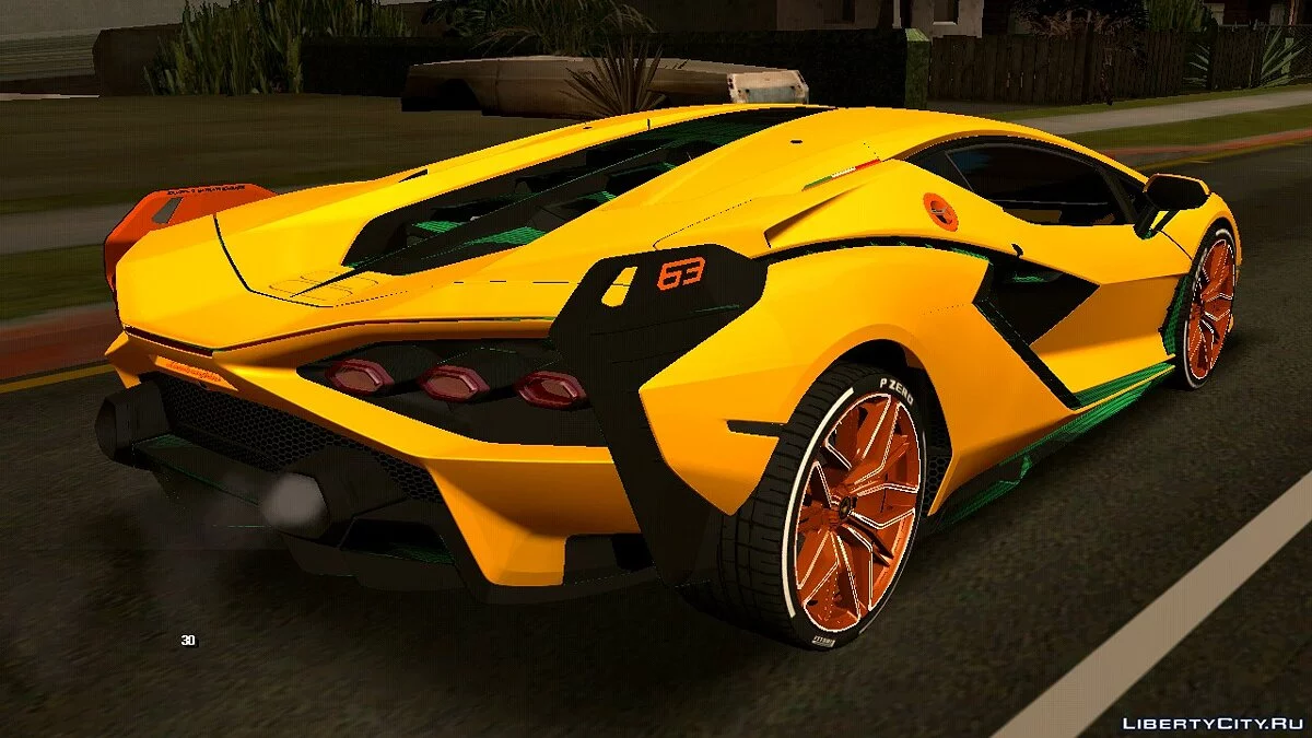 Lamborghini Sian 2020 / GTA San Andreas (iOS, Android)