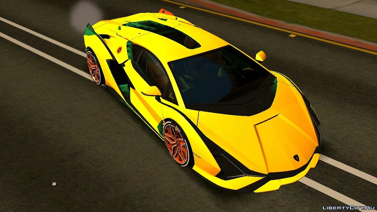 Lamborghini Sian 2020 / GTA San Andreas (iOS, Android)