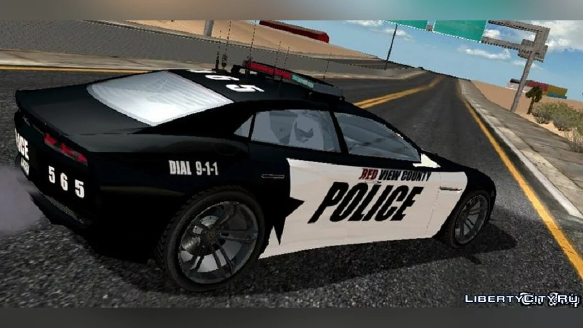 Lamborghini Estoque - Полиция / GTA San Andreas (iOS, Android)