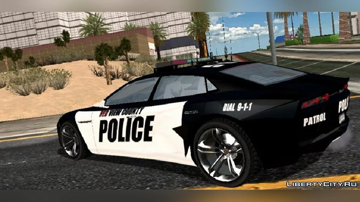 Lamborghini Estoque - Полиция / GTA San Andreas (iOS, Android)