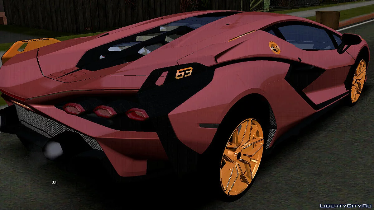 2020 Lamborghini Sian (только DFF) / GTA San Andreas (iOS, Android)