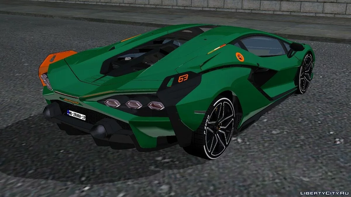 Lamborghini Sian 2020 / GTA San Andreas (iOS, Android)
