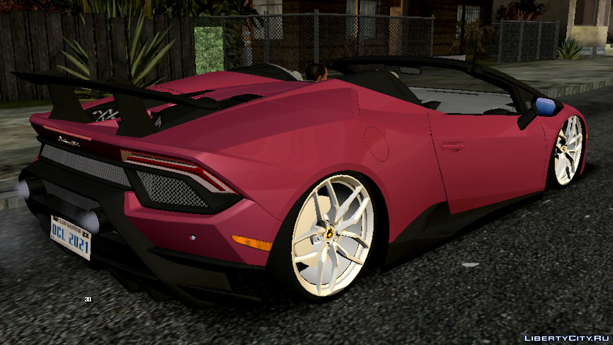 Скачать Lamborghini Huracan Spyder (только DFF) для GTA San Andreas (iOS,  Android)