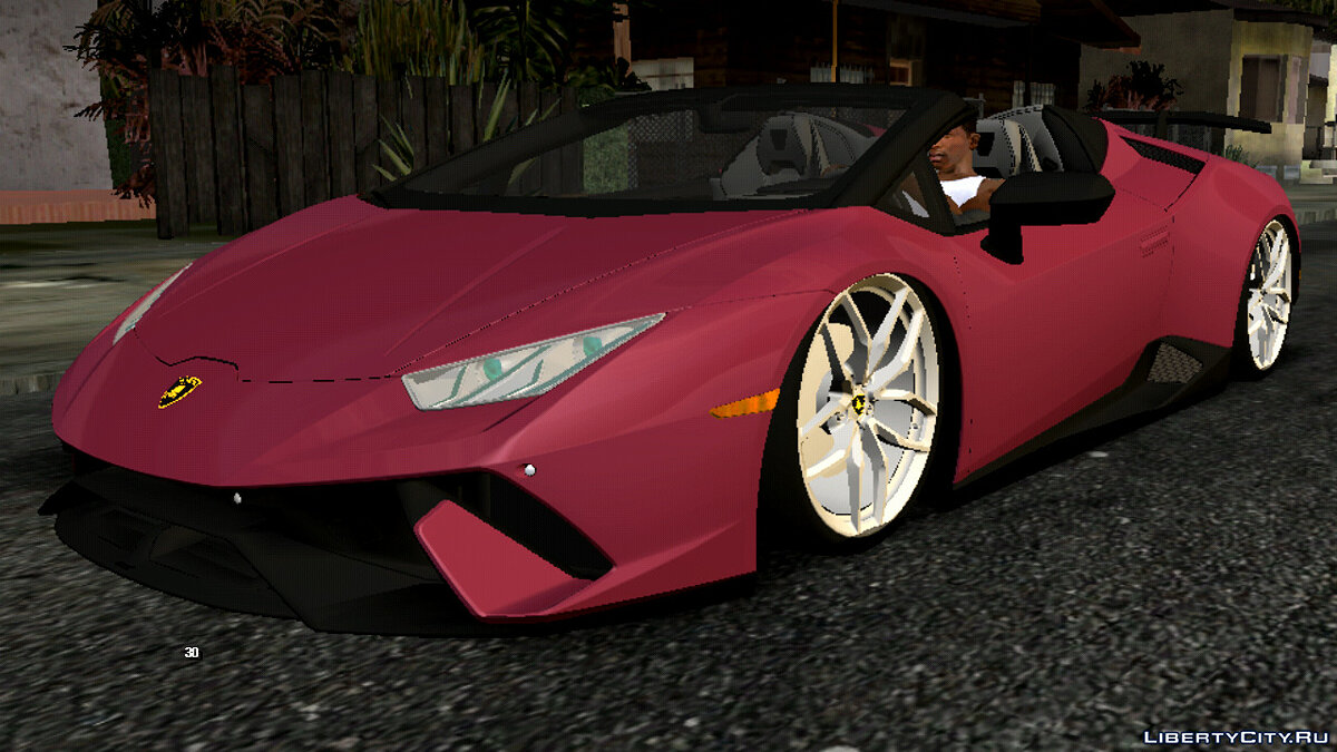 Скачать Lamborghini Huracan Spyder (только DFF) для GTA San Andreas (iOS,  Android)