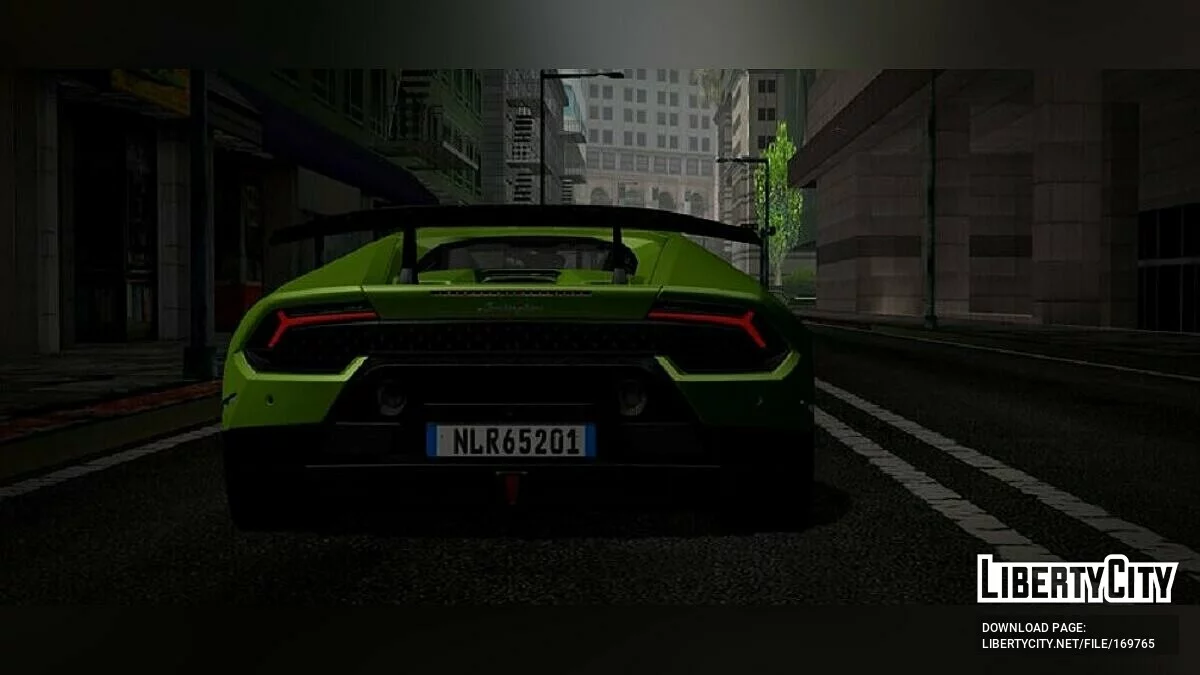 2017 Lamborghini Huracan Performante / GTA San Andreas (iOS, Android)
