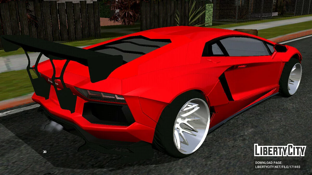 Lamborghini Aventador Liberty Walk (только DFF) / GTA San Andreas (iOS, Android)