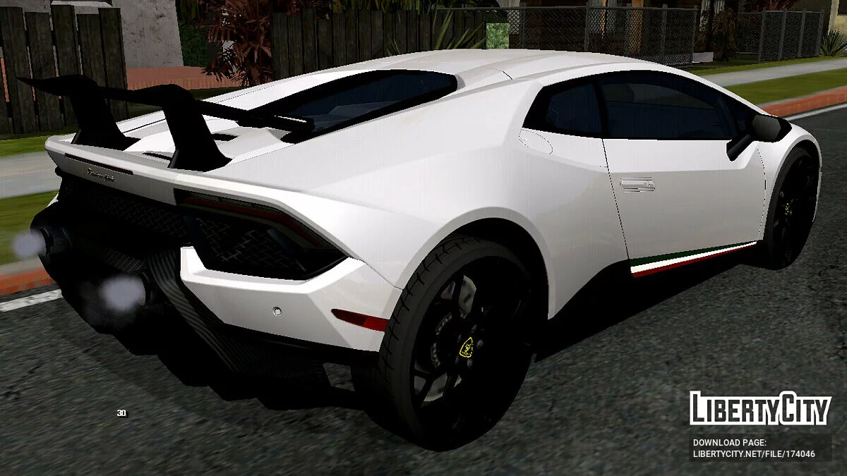 Lamborghini Huracan Performante (только DFF) / GTA San Andreas (iOS, Android)