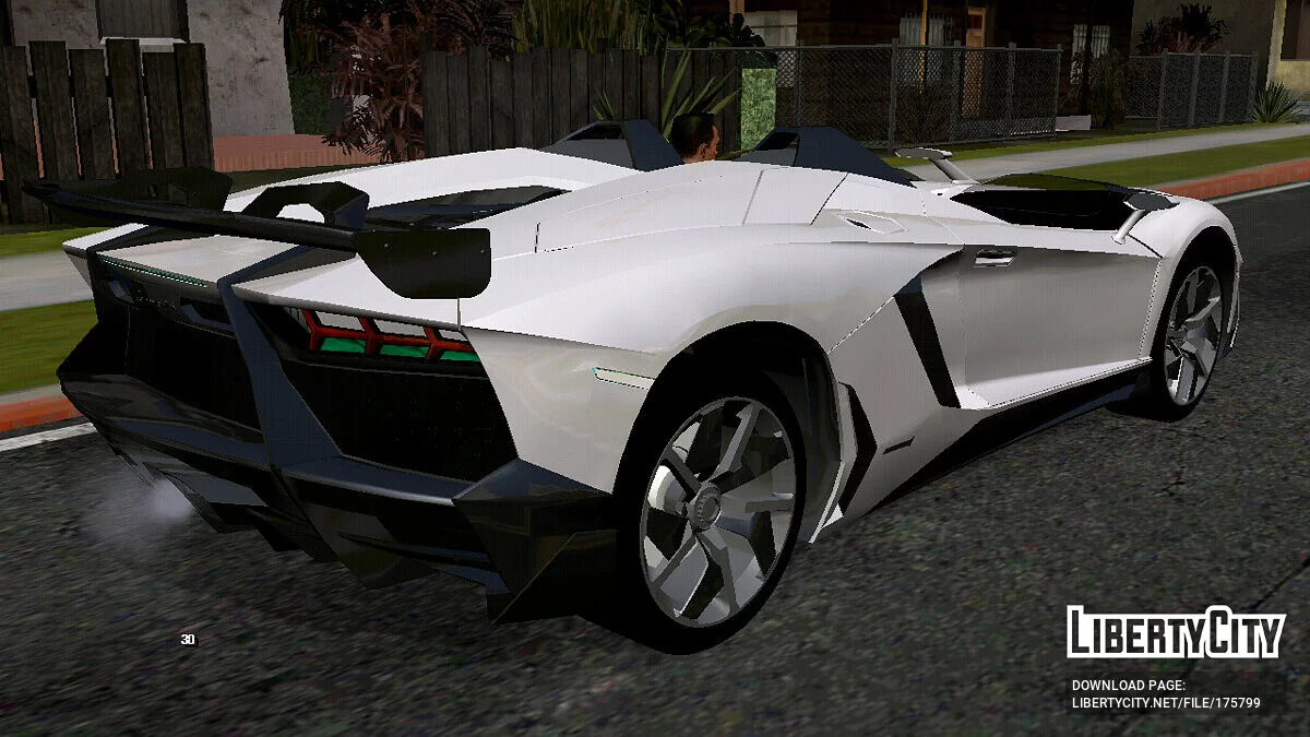 Lamborghini Aventador J 2012 (только DFF) / GTA San Andreas (iOS, Android)