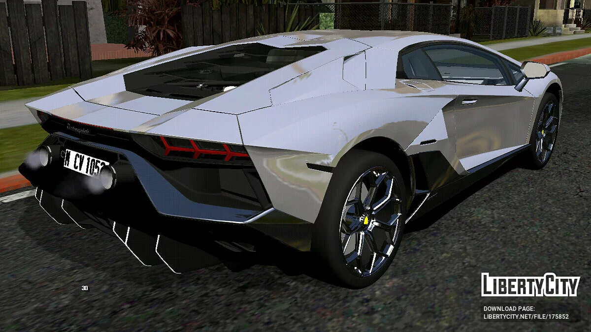 Lamborghini Aventador LP-780-4 Ultimae 2022 (только DFF) / GTA San Andreas (iOS, Android)