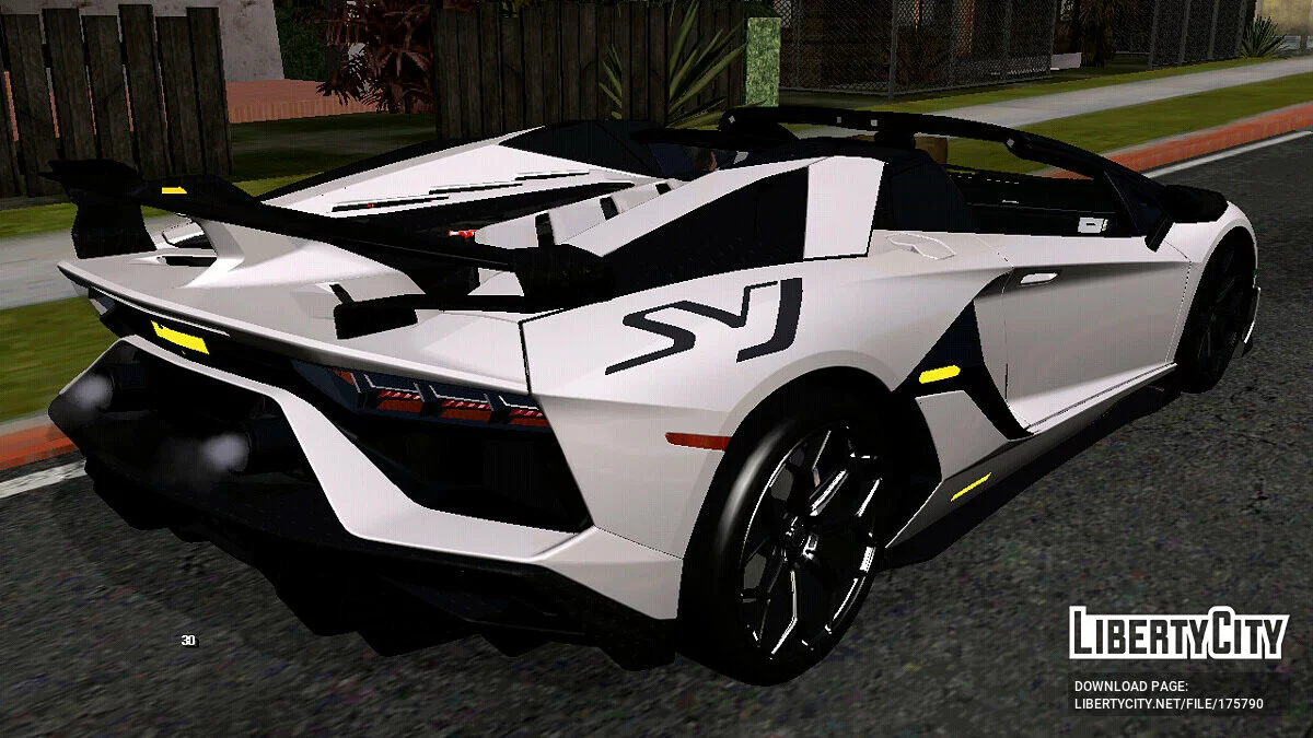 Lamborghini Aventador SVJ Roadster 2021 (только DFF) / GTA San Andreas (iOS, Android)