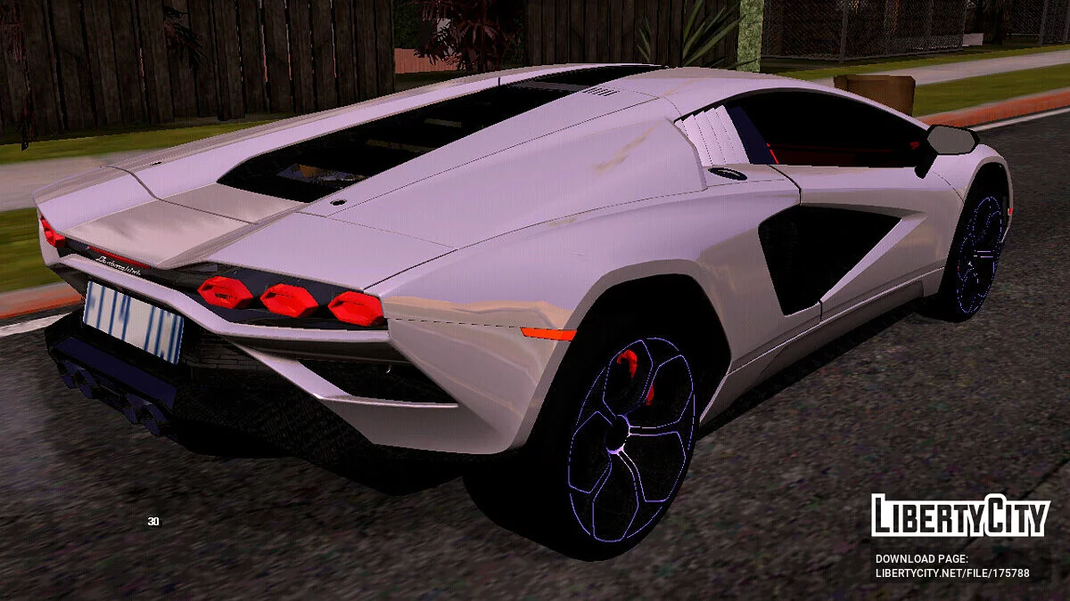Lamborghini Countach LPI 800-4 2022 (только DFF) / GTA San Andreas (iOS, Android)