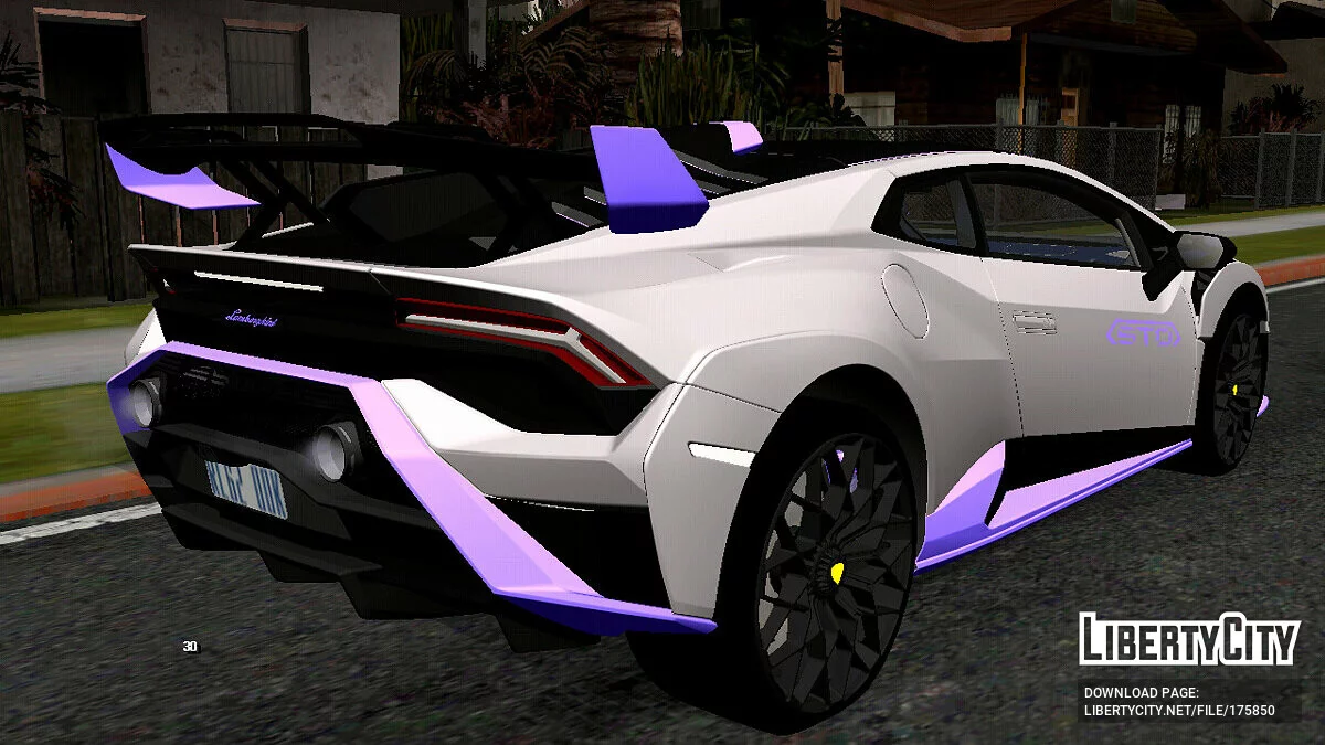 Lamborghini Huracán STO 2021 (только DFF) / GTA San Andreas (iOS, Android)