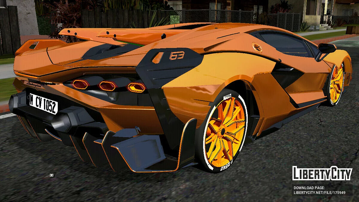 Lamborghini Sian Body Kit (только DFF) / GTA San Andreas (iOS, Android)