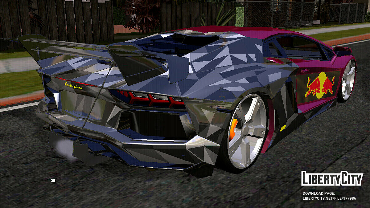 Скачать Lamborghini Aventador (только DFF) для GTA San Andreas (iOS,  Android)