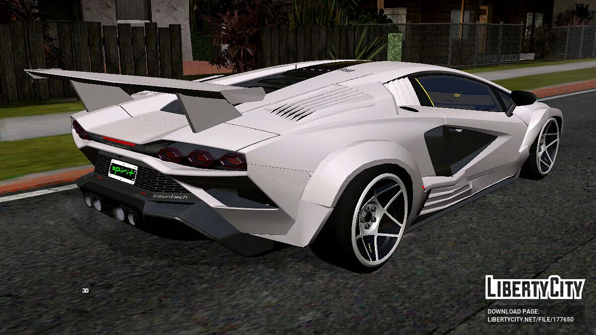 Lamborghini Countach LPI 800-4 (только DFF) / GTA San Andreas (iOS, Android)