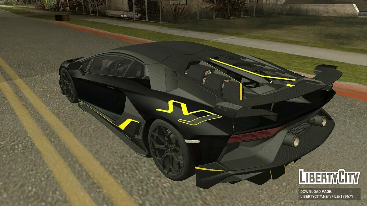 Lamborghini Aventador SVJ / GTA San Andreas (iOS, Android)