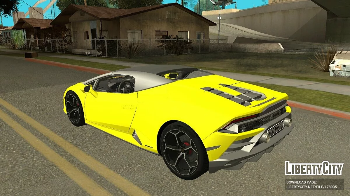 Lamborghini Huracan Evo Spyder 2019 / GTA San Andreas (iOS, Android)