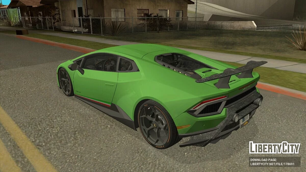 Lamborghini Huracan Performante / GTA San Andreas (iOS, Android)