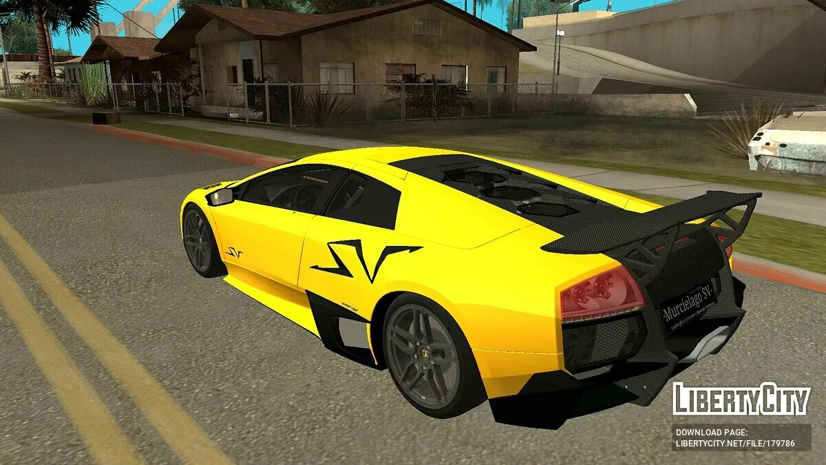 Lamborghini Murcielago LP670-4 SV 2009 / GTA San Andreas (iOS, Android)