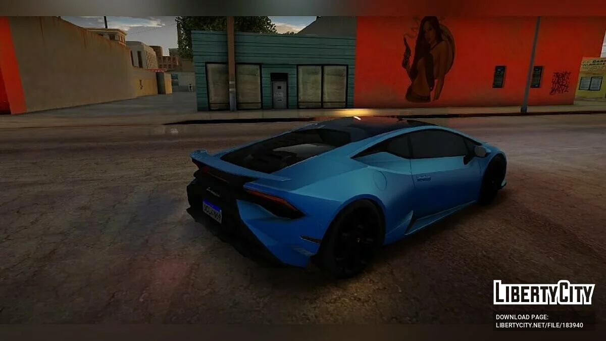 Lamborghini Huracan 2023 (только DFF) / GTA San Andreas (iOS, Android)