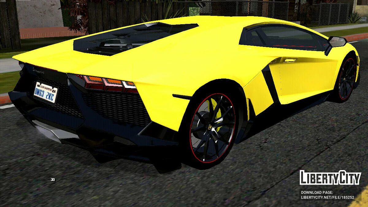 Lamborghini Aventador (только DFF) / GTA San Andreas (iOS, Android)