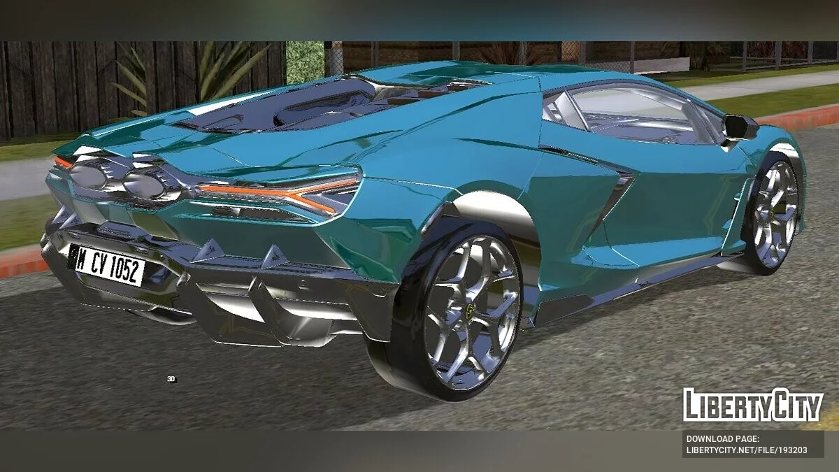 Lamborghini Revuelto (только DFF) / GTA San Andreas (iOS, Android)