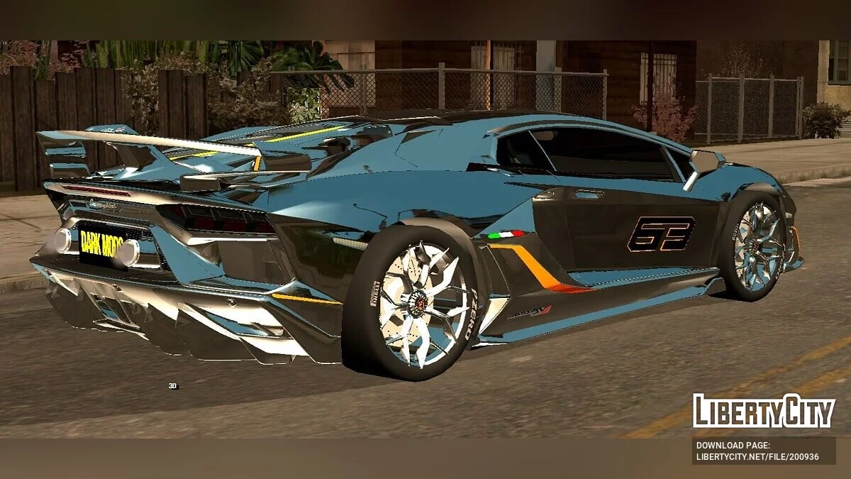 Lamborghini Aventador (только DFF) / GTA San Andreas (iOS, Android)