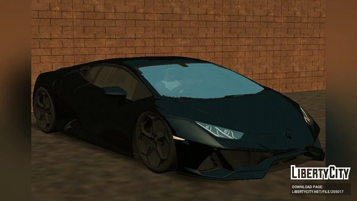 Lamborghini Huracan Evo (только DFF) / GTA San Andreas (iOS, Android)