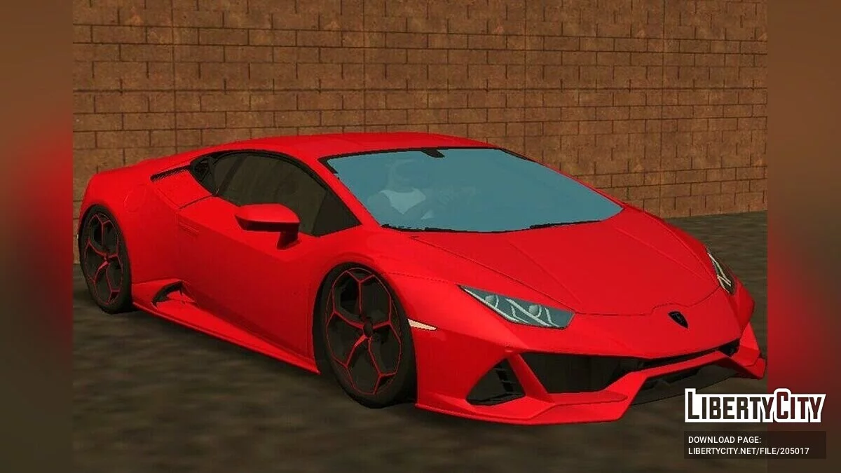 Lamborghini Huracan Evo (только DFF) / GTA San Andreas (iOS, Android)