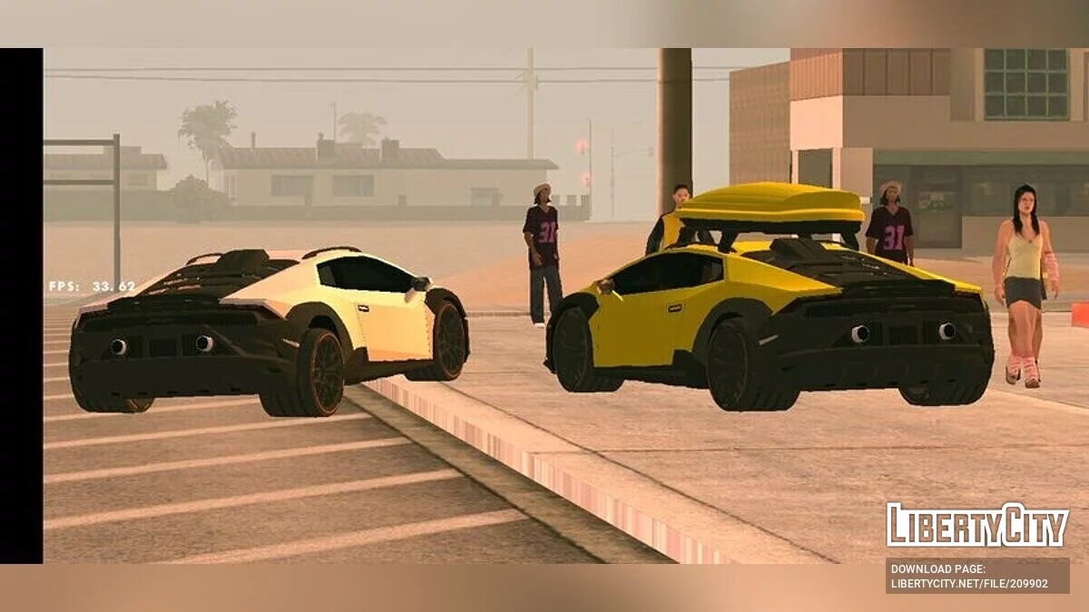 2024 Lamborghini Huracan Sterrato / GTA San Andreas (iOS, Android)