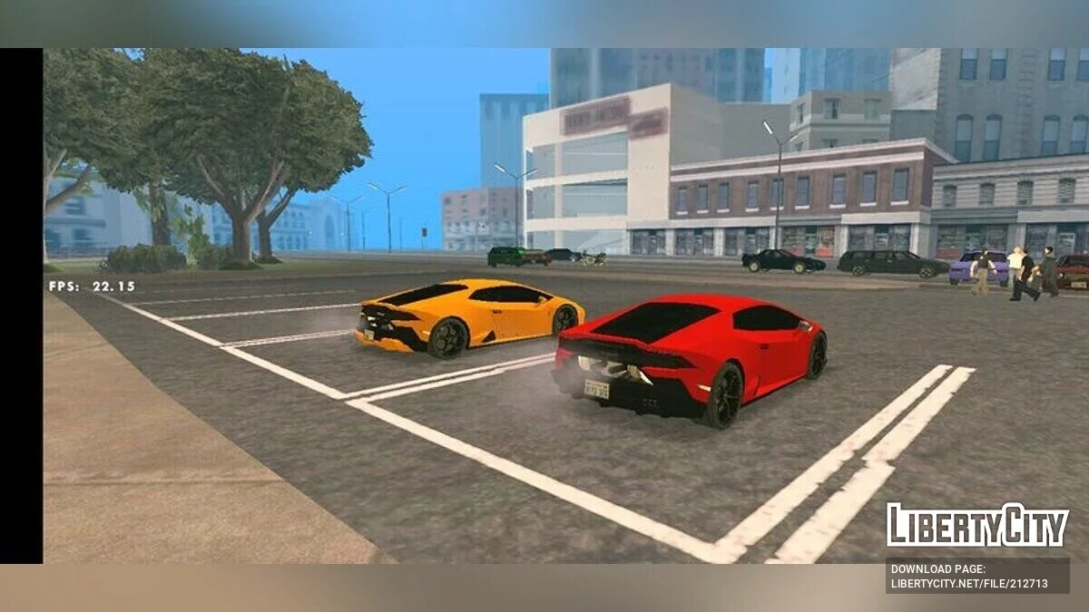 Lamborghini Huracàn Evo Twin Turbo / GTA San Andreas (iOS, Android)