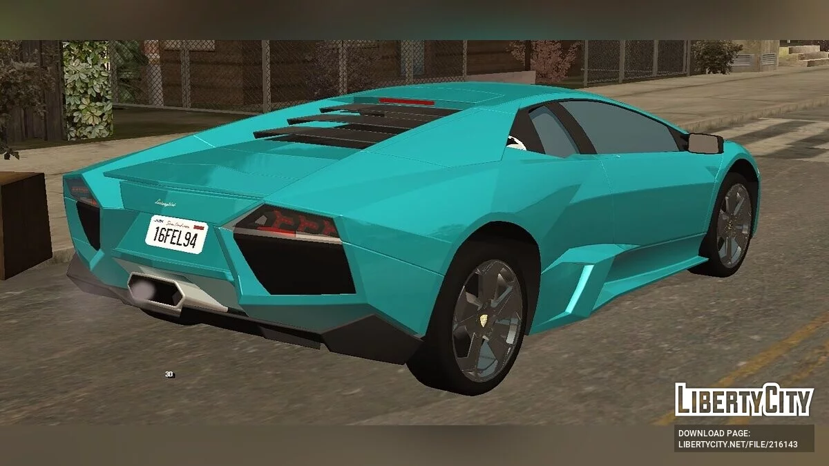 Lamborghini Reventón '07 - (только DFF) / GTA San Andreas (iOS, Android)