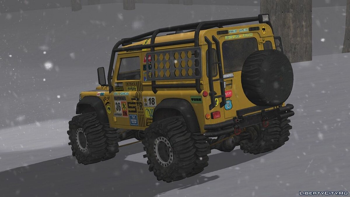Land Rover Defender для GTA San Andreas (iOS, Android) - Картинка #2