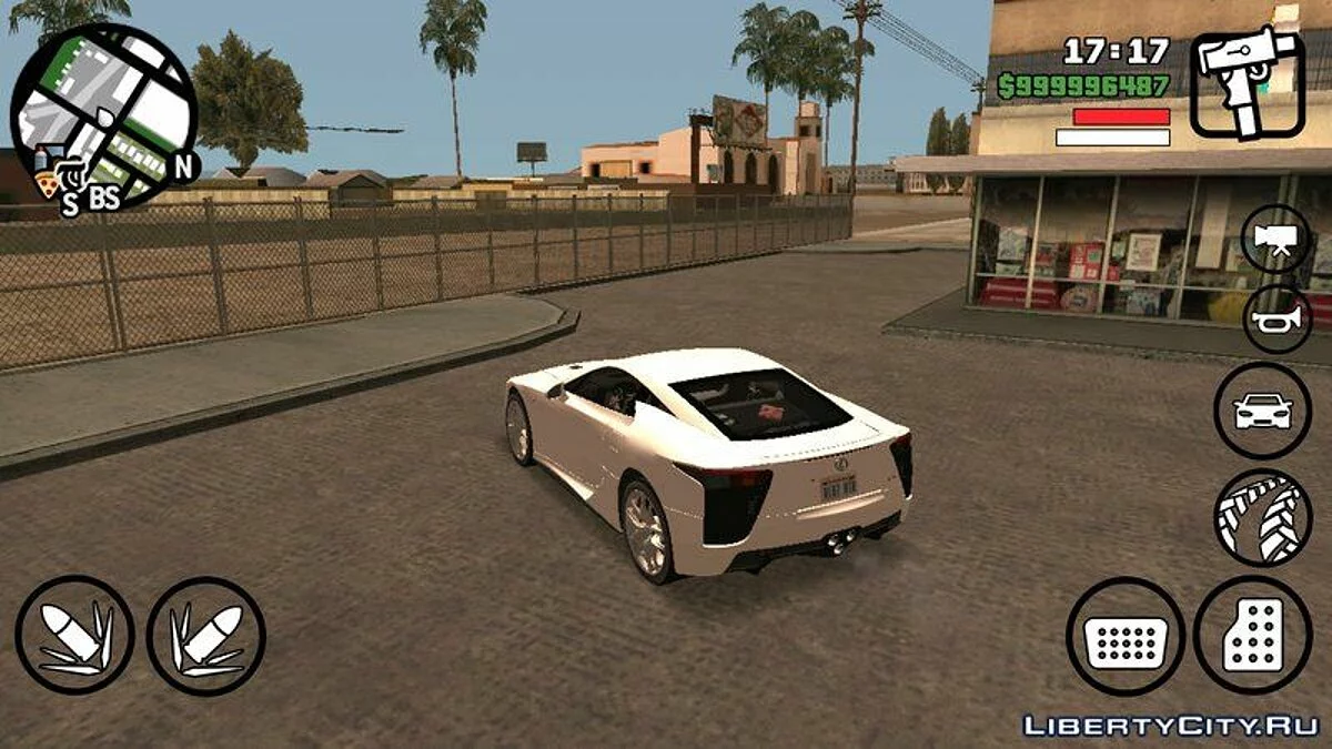 Lexus LFA / GTA San Andreas (iOS, Android)