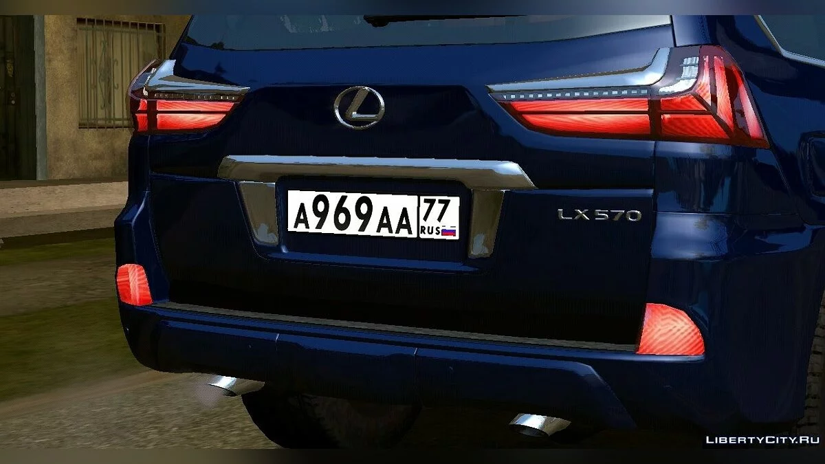Lexus LX 570 2016 v0.2 (только DFF) / GTA San Andreas (iOS, Android)