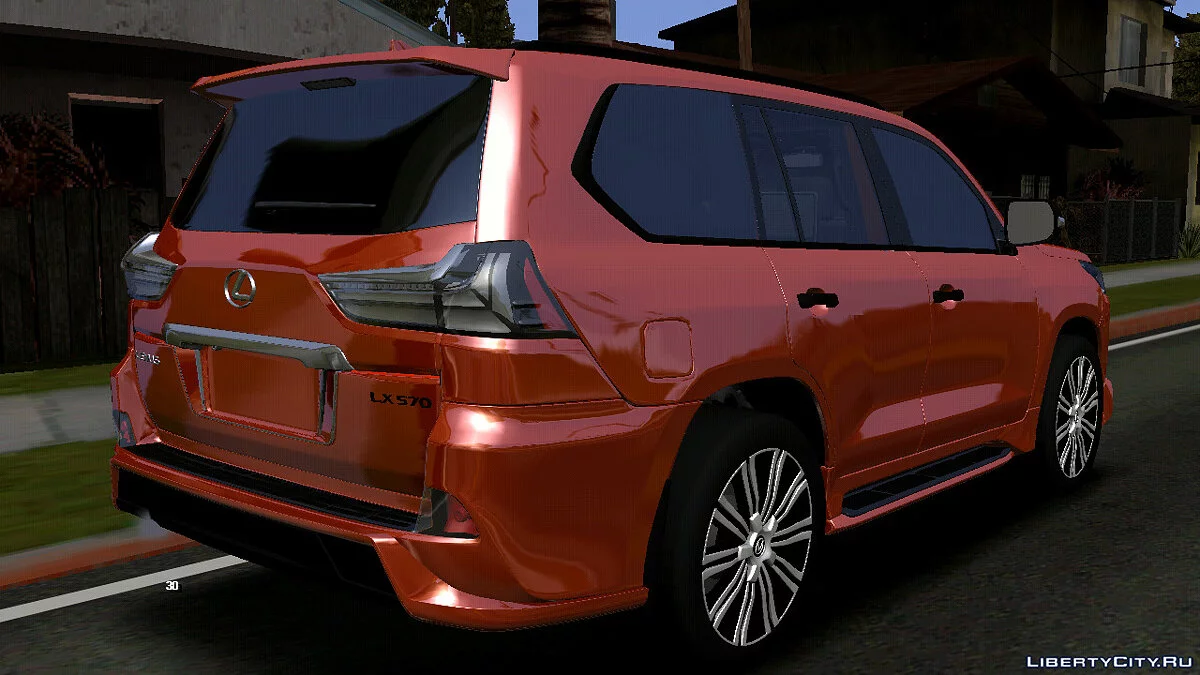 2020 Lexus LX 570 Black Edition S (только DFF) / GTA San Andreas (iOS, Android)