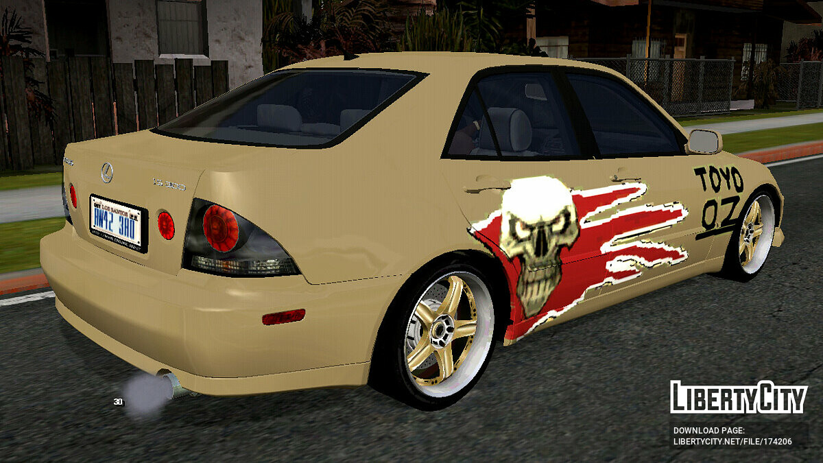 Скачать Lexus IS300 из Need For Speed: Most Wanted для GTA San Andreas  (iOS, Android)