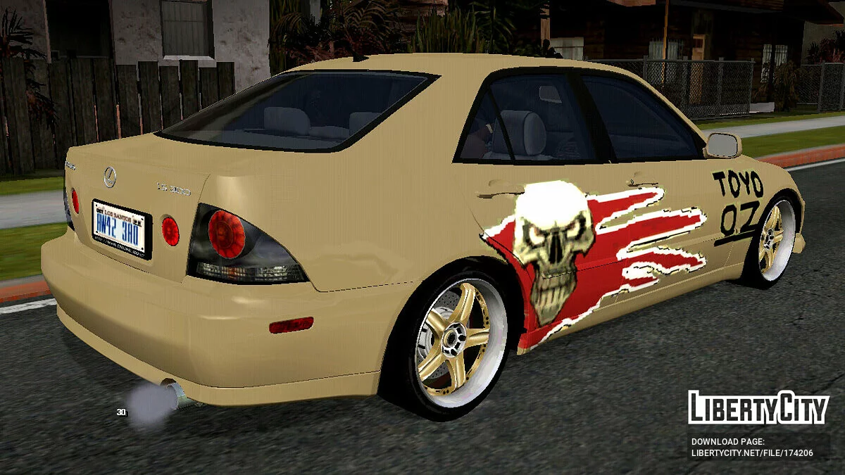Lexus IS300 из Need For Speed: Most Wanted / GTA San Andreas (iOS, Android)