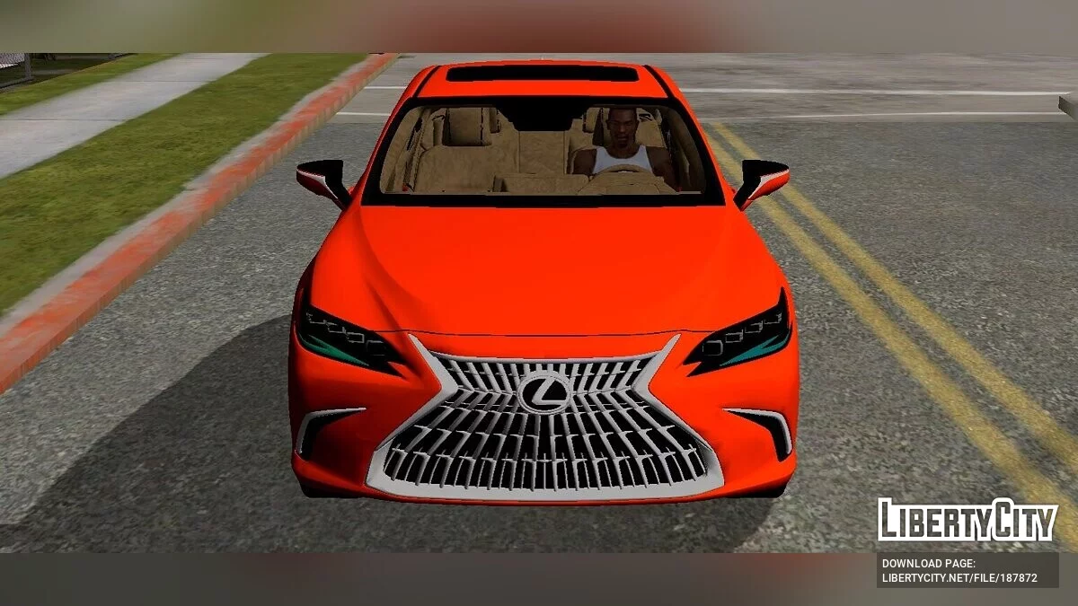 Lexus ES300H 2023 (только DFF) / GTA San Andreas (iOS, Android)